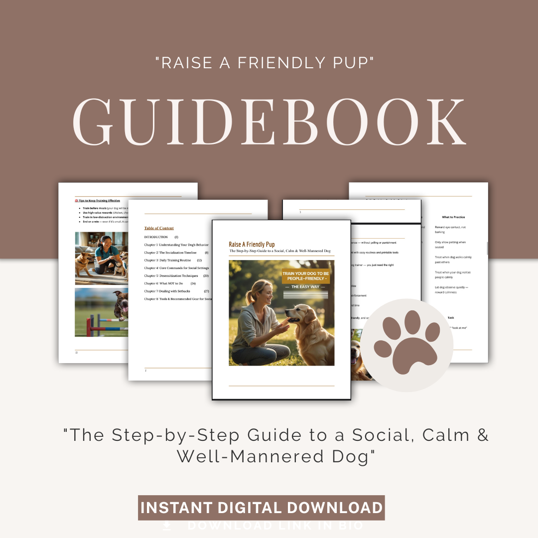 Raise A Friendly Pup: The Step-by-Step Guide to a Social, Calm & Well Mannered Dog